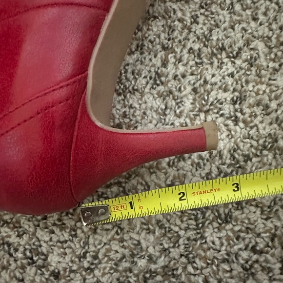 Dolce Vita Red Heeled Boots - Picture 14 of 14